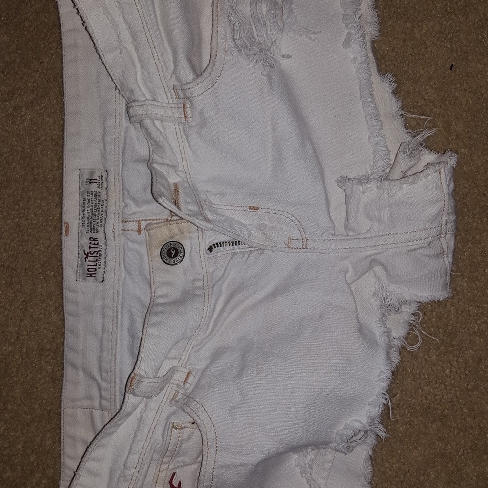 White Hollister Shorts